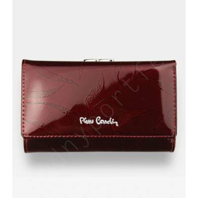 Pierre Cardin 02 LEAF 108 dámská kožená vínová