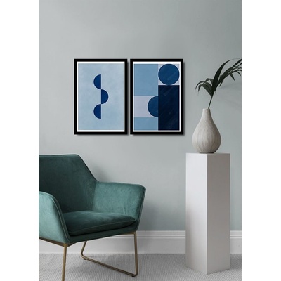 ASIR Sada obrazů BLUE MDF 2 ks