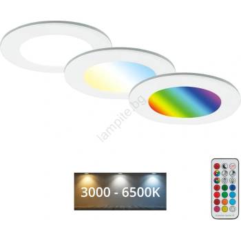 Briloner - К-кт 3x LED Димируема лампа за баня LED/4, 8W/230V IP65 (BL1307)