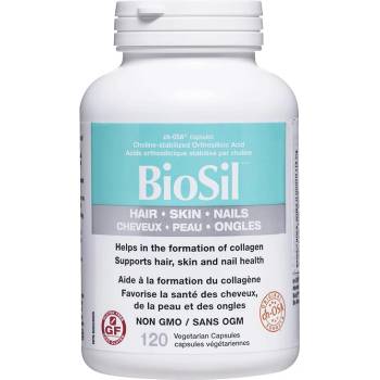 Natural Factors BioSil Hair, Skin & Nails, 120 капсули, Natural Factors