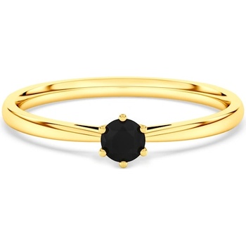 SAVICKI Годежен пръстен Savicki: злато, черни диаманти