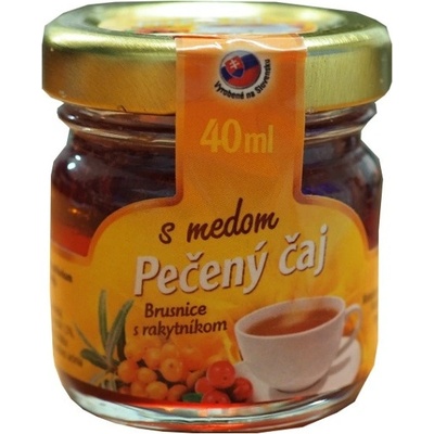 NATUR PROCUCTS Pečený čaj s medem brusinka a rakytník 40 ml