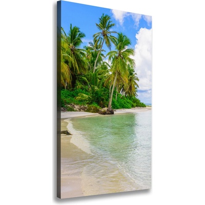 Vertikálny foto obraz na plátne Tropická pláž 50x100 cm