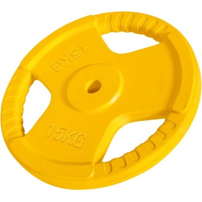 Gorilla Sports litina pogumovaný 15 kg 390 mm