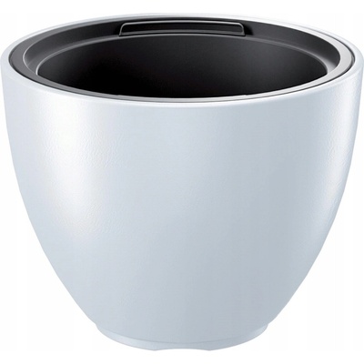 Prosperplast Bílý plast Květináč 25 x 30 x 23 cm