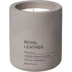 Blomus (Германия) Ароматна свещ BLOMUS FRAGA с аромат Royal Leather - Ø9 х 11 см - цвят сиво-бежов (BLOMUS 65951)