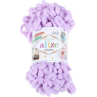 Alize Příze Puffy 27 světle fialová