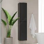Bath Deluxe Шкаф за баня TRONDHEIM 35x174x30 см черен (BT0156)