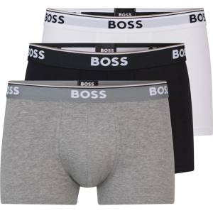 Boss Боксерки Boss Mens BOSS Bodywear 3-Pack Boxer Shorts with Logo Detail - Blk/Wht/Gry 999