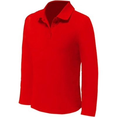 Nath pánske polo s dlhým rukávom NH541 red