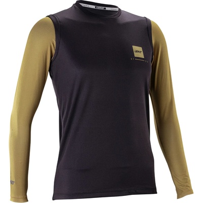 Leatt Дамска фланелка с дълъг ръкав за колоездене Leatt Women's MTB Gravity 2.0 L/S Jersey Cycling jersey - Ghost Black (156-2906-0314)