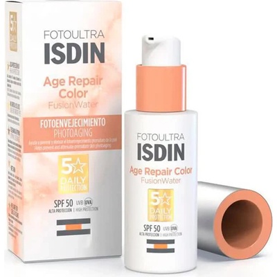ISDIN Age Repair Color SPF50 50ml Facial Sunscreen - Clear