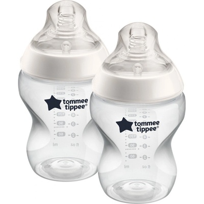 Tommee Tippee Шише за хранене Tommee Tippee Easi-Vent 0М+ 260 мл 2 бр (TT.0022)