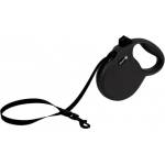 alcott Wanderer Retractable Leash - автоматичен повод Пътешественик, ЧЕРЕН, размер М - дължина на повода 4, 8 м - подходящо за кучета до 30 кг WRMBK