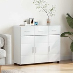 vidaXL Служебен шкаф FLORIN 88, 5 x 30, 5 x 73 см Бяло (880311)