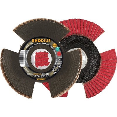 RHODIUS Lamelový brusný kotouč VISION SPEED X-LOCK 125 x 22,23 P40 TOPline 211404