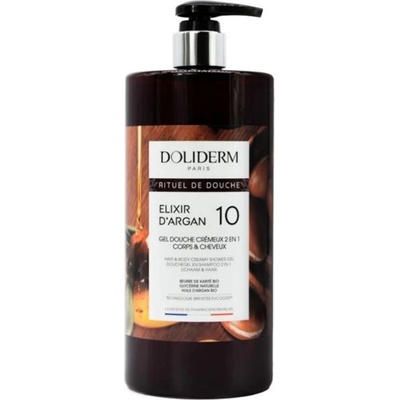 Doliderm Душ гел 2 в 1 Elixir d'Argan 10, 1000 ml