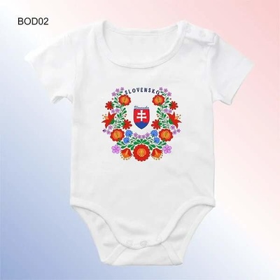 Dojčenské body Ľudový vzor KR