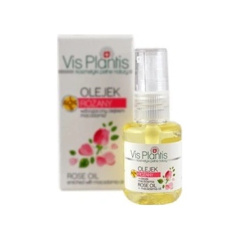 Vis Plantis Care Oils růžový olej na obličej Enriched with Macadamia Oil 30 ml