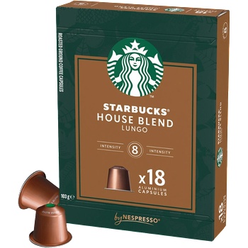Starbucks Кафе капсули Starbucks House Blend за Nespresso, 18 бр