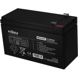 nJoy Батерия, NJOY GPL07122F 12V 26W/cell VRLA AGM F2 (BTVACGUOBTF2FCW01B)
