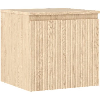 Mexen Rivel шкаф за баня за мивка 50 см с плот, 1 чекмедже, набраздена, дъб - 91A20-05047-1-BFC81 (91A20-05047-1-BFC81)