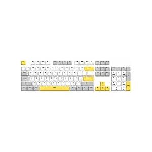 MARVO PRO Marvo капачки за клавиатура Custom Keycap Set PBT, 104 keys, White, Yellow, Gray - MARVO-KP-04-YL (MARVO-KP-04-YL)