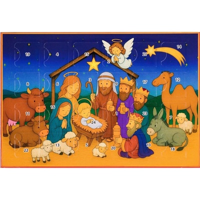 Fikar Adventní kalendář Betlém A5 40g