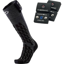 Therm-ic Vyhrievané ponožky PowerSock Heat + Batérie S-Pack 1400 Bluetooth Čierna