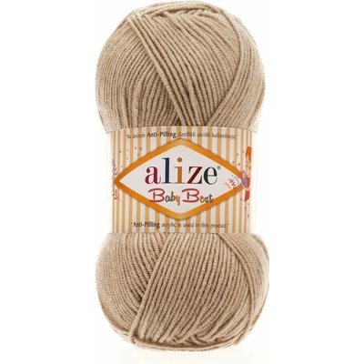 Alize příze Baby Best 256 hnědobéžová