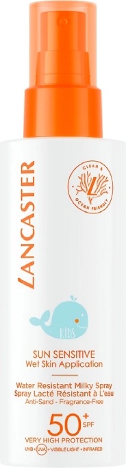 Lancaster Sun Sensitive Kids Milky Spray SPF 50 + Слънцезащитен продукт унисекс 150ml