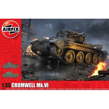 Airfix Cruiser Mk.VIII A27M Cromwell Mk.VI Classic Kit tank A1374 1:35