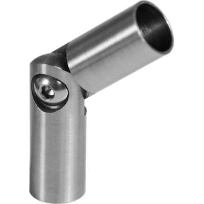 Spoj s kloubem ø 12 mm (0-100°), broušená nerez AISI 316