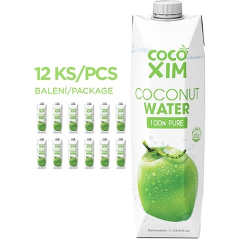 COCOXIM Kokosová voda PURE 12 x 1000 ml