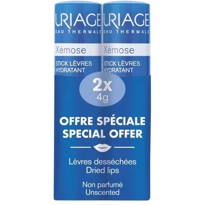 Uriage Xemose Комплект - Стик за устни, 2 х 4 g