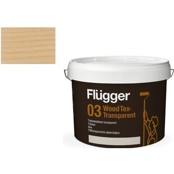Flügger Wood Tex Aqua 03 Transparent 9,1 l 010 bezbarvá