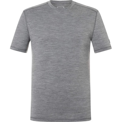super. natural Мъжки долна фланелка с къс ръкав super. natural Sierra 140 Tee T-shirt - Cashmere Grey Melange - размер XXL (014-2124-1015)
