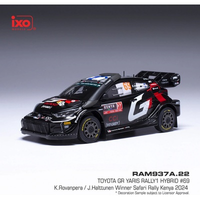 IXO Toyota GR Yaris Rally1 Safari Rally 2024 69 Rovanperä Halttunen 1:43