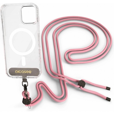 Picasee Cross-body phone strap - Růžový – Zboží Živě