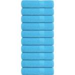 vidaXL Кърпи за баня FROGN 10 бр. Тюркоазени 100x150 см 360 г/м2 (136982)