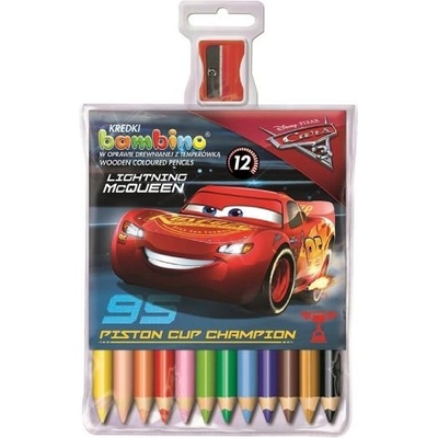 St. Majewski Моливи за рисуване St. Majewski Disney Cars с острилка, 12 цвята
