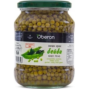 Oberon Зелен грах бейби Оберон 680 гр. буркан