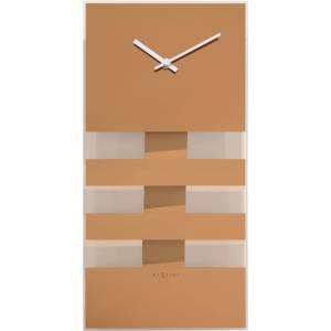 NeXtime Стенен часовник Bold Stripes металомеден (2855co)
