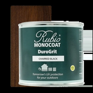 Rubio Monocoat DuroGrit Charred Black - Mасло за външна употреба 0.5л (6180)