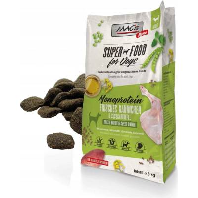 Mac's Dog Mono Grain Free králik a zemiaky 3 kg