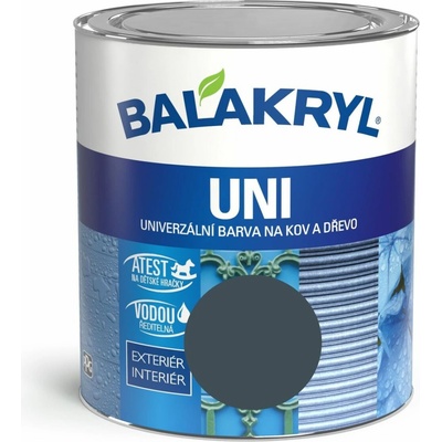 Balakryl Uni mat 0,7 kg tmavo sivý