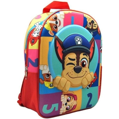 Dětský batoh jednokomorový 3D Tlaková Patrola Paw Patrol