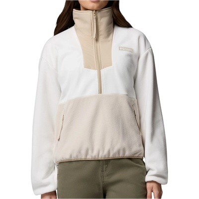 Columbia Дамски поларен пуловер Columbia Women's Sequoia Grove 1/2 Zip Fleece Fleece jumper - Sea Salt / Dark Stone / Ancient Fossil (105-5263-1012)