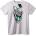 NOONEBRAND Тениска "Skull 3D Сладолед" - 2XL, White