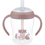 Nuk Perfect Match Bear шише със сламка 8m+